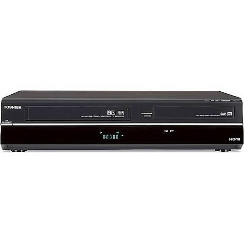 The New Toshiba DVR620 DVD/VHS Recorder, Black