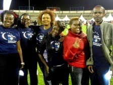 Papa SHIRANDULA’s ‘wife’ and other celebrities running……..supporting