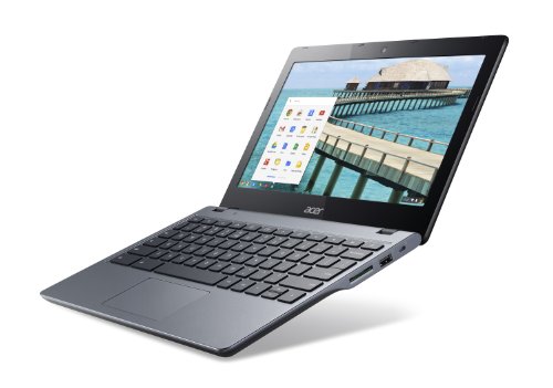 Acer C720-3871 11.6-Inch Chromebook (Intel Core i3, 2 GB) Granite Gray