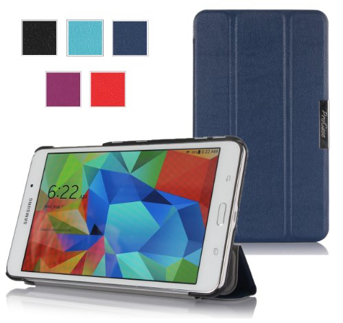 ProCase SlimSnug Cover Case for Samsung Galaxy Tab 4 7.0 Tablet 2014 ( 7 inch Tab 4, SM-T230 / T231 / T235) (Navy, Dark Blue)