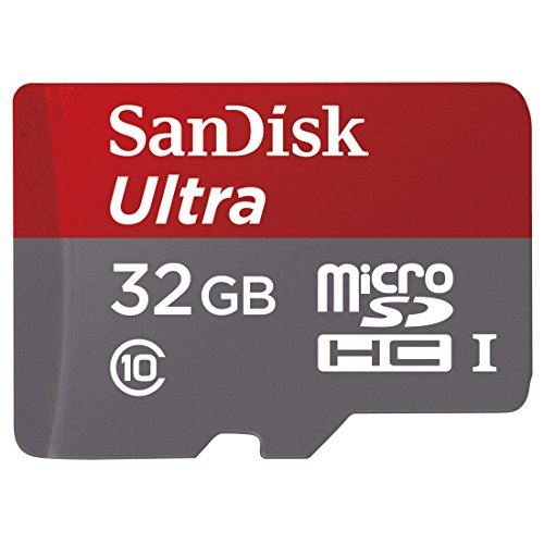 Nach oben SanDisk Ultra microSDHC Class 10 32GB Speicherkarte inkl. SD-Adapter