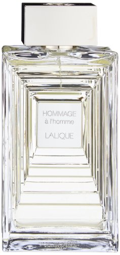 Lalique Hommage A L'homme Eau de Toilette Spray for Men, 3.3 Ounce