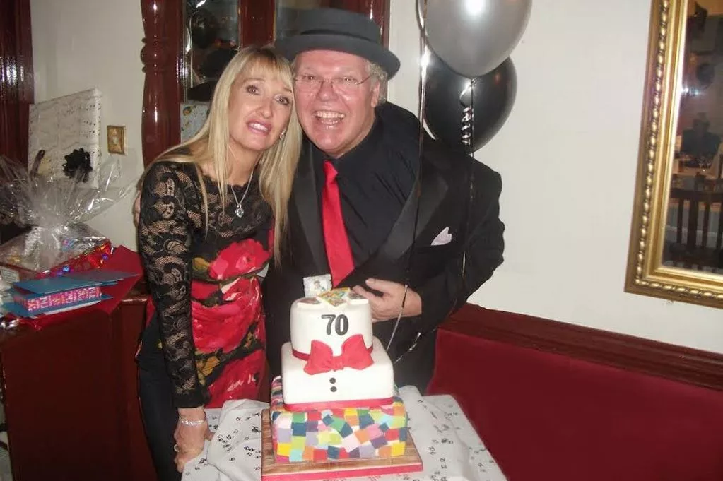 Roy 'Chubby' Brown pictured with wife Helen