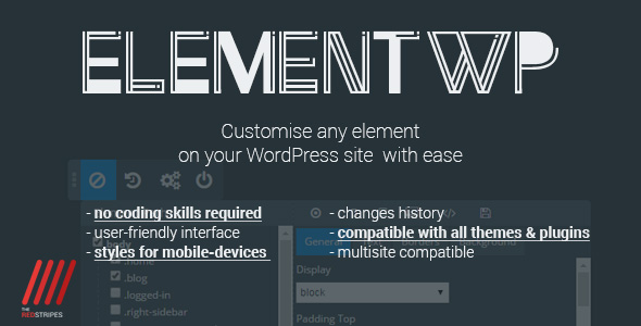 ElementWP - Customize any element on your WordPress website - CodeCanyon Item for Sale