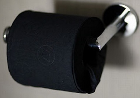 Black Toilet Paper / Loo Roll