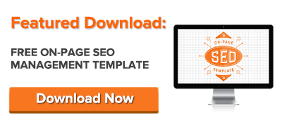 free on-page seo template