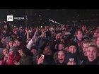 Darude Sandstorm bassdrop timed exactly for New Year's Eve Midnight Helsinki 2016