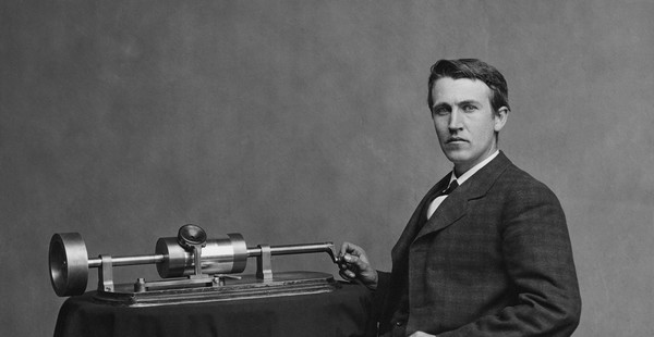 Thomas Edison Invento El Fonografo 600x310