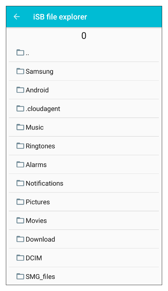iScanBrowser Android bookmarks manager iSB file explorer