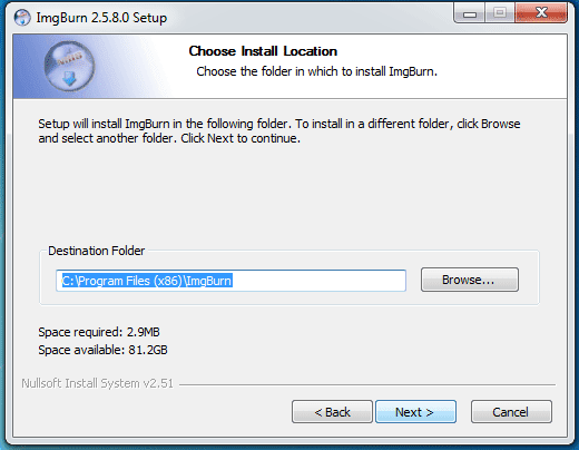 dvd to iso 2.2.4 - Click "Next" Again
