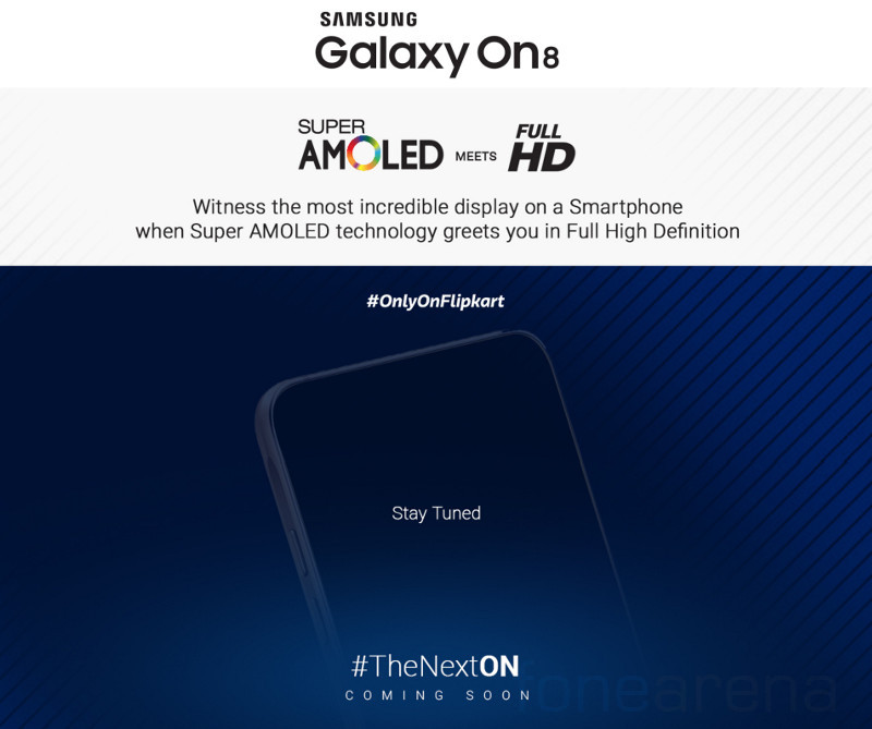 Samsung Galaxy On8 with 1080p Super AMOLED display to launch in India exclusively on Flipkart