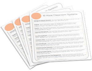 Want a list of 10 more must-have classroom systems?
