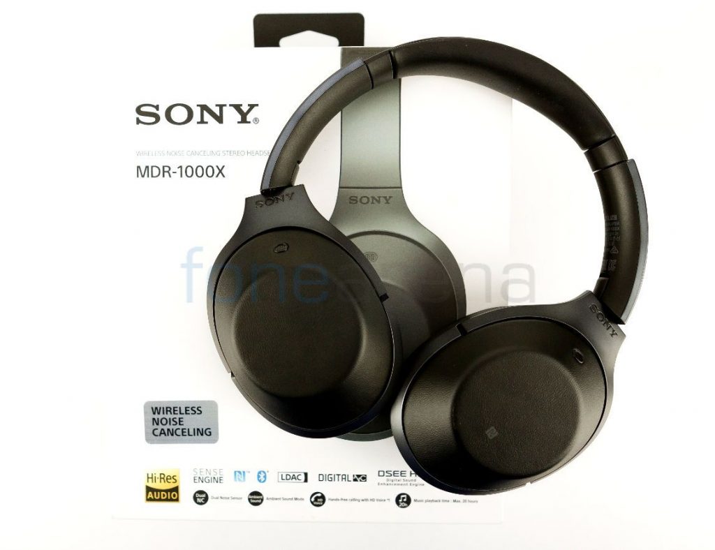 Sony MDR-1000X Unboxing – Noise cancelling Bluetooth headphones