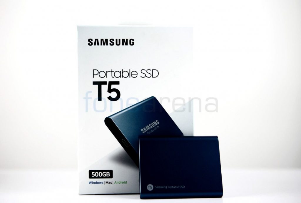 Samsung T5 portable SSD Unboxing