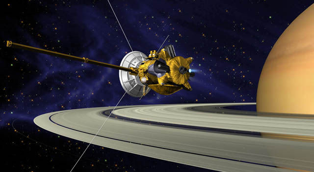Cassini Spacecraft Art