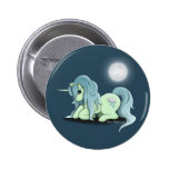 Moonlight Unicorn Button Pin