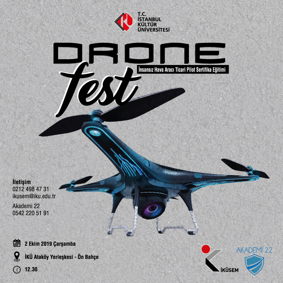 İnsansız Hava Aracı Ticari Pilot Lisans Eğitimi Tanıtımı (Drone Fest)