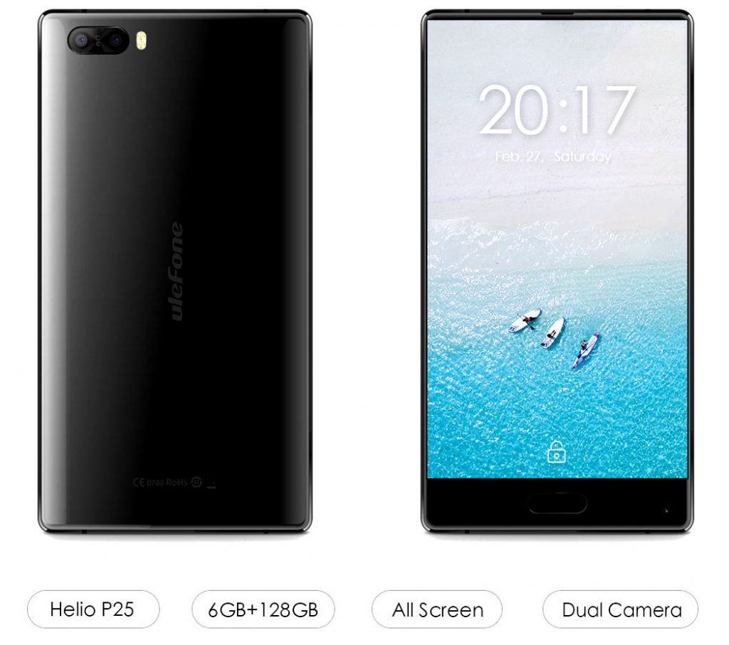 Ulefone F1 with bezel-less display, 6GB RAM, Dual rear cameras to be announced at MWC 2017