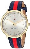 Tommy Hilfiger Women's 'SPORT' Quartz Gold-Tone and Nylon Casual Watch, Color