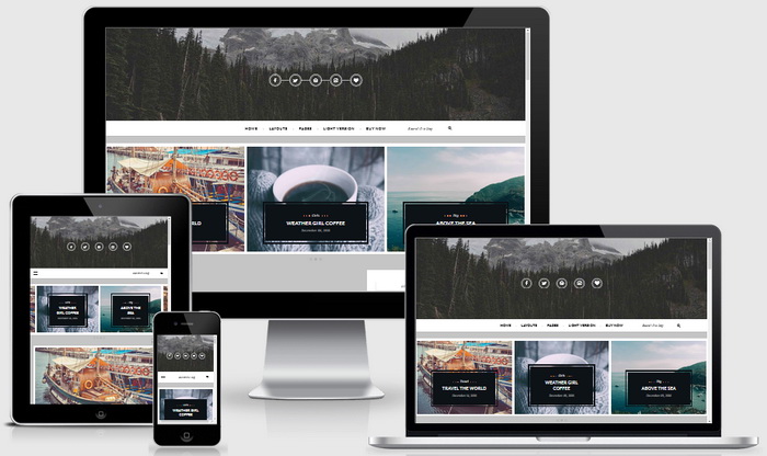 Responsive View - Maple Blogger Template