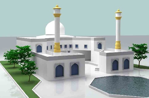 نقشه های طراحی معماری مسجد
