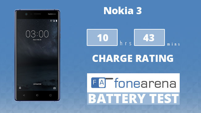 Nokia 3 Battery Life Test