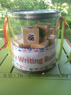 Want your own My Writing Bucket label?