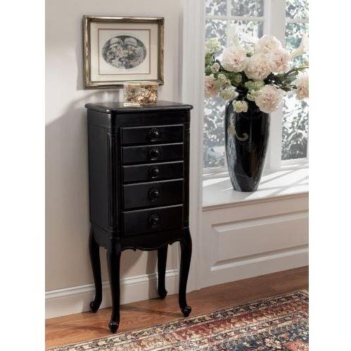 Powell Furniture - Hills Of Provence Antique Black Over Terra Cotta Jewelry Armoire - 896-314
