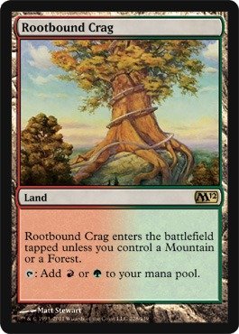 Magic: the Gathering - Rootbound Crag - Magic 2012