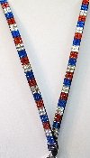 Suppport our Troops USA Red,"Diamond" & Blue Check Rhinestone Lanyard-Display the Photo of your Loved One in Service Or Loved One who has given their Life for our Freedom! Also a Perfect Nurse Appreciation,Coach,State Representative,Senator,City Council Member,Teacher,or Graduation Gift !!!Display your Pride in the USA,Your Family Member who is in the Service, and Employer!!!Wear a Laminated Photo of your Loved one in the Service on this Lanyard Team Colors for the New England Patriots in t