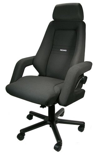 Recaro Ergo ExOffice Chair Trimmed in Black Nardo Fabric