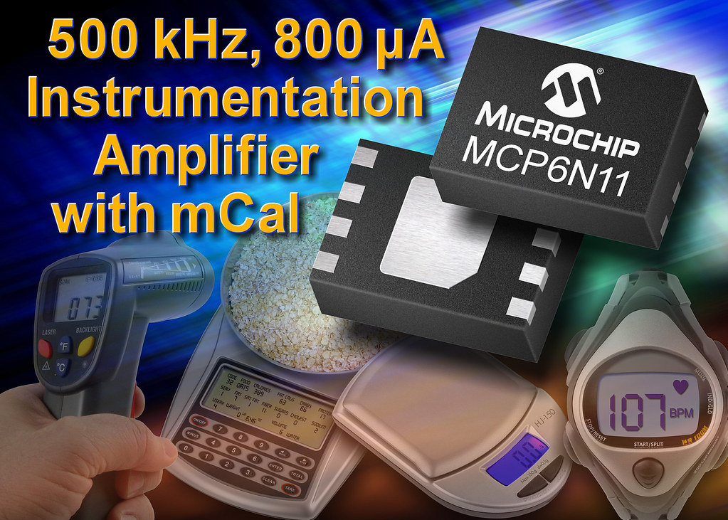 Microchip's MCP6N11 Instrumentation Amplifier with mCal