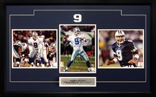 Signed Romo, Tony Dallas Cowboys 3 8x10 Photo Framed The Dallas Cowboys invited Tony Romo to their 2003 training camp as an undrafted rookie free agent and he basically never left. Having outlasted several other quarterbacks vying for the job, Romo is now the Cowboys' starting QB and has won over the coaching staff, his teammates and the Dallas faithful with his winning ways. Using a blue marker, Tony Romo has hand signed this vertical 8x10 photograph o Photo