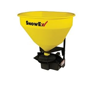 SnowEx SR210 3 Cubic Foot 12 Volt Wireless Remote Control Snow and Ice Melt Hitch Mount Broadcast Rock Salt Spreader For Sale