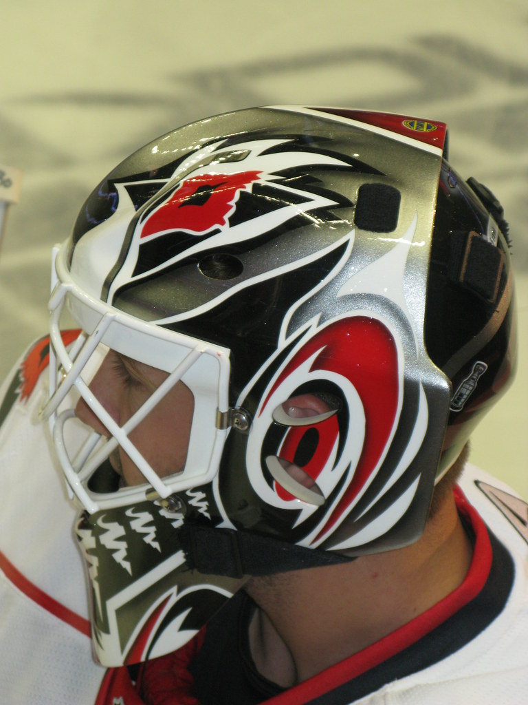 Cam Ward's mask