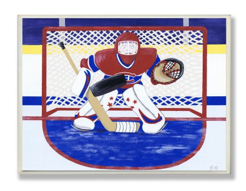 The Kids Room Wall Plaque, Hockey Player