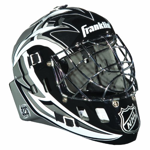 NHL Street Hockey SX Pro GFM 1000 Goalie Face Mask (Black/Silver/White)