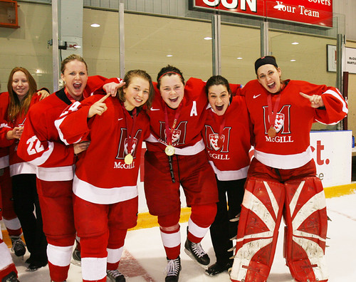 McGill Martlets outrun Laurier Golden Hawks,2-0, to clinch team's first CIS women's hockey title