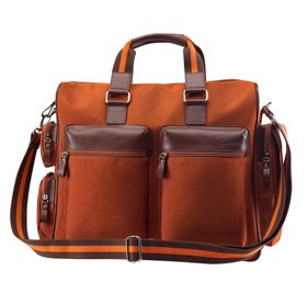 Slappa SL-LLP-104 Bally-Hide Laptop Bag (Orange)