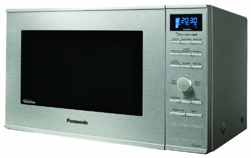 Panasonic NN-SD681S Genius "Prestige" 1.2 cuft 1200-Watt Sensor Microwave with Inverter Technology & Blue Readout, Stainless Steel