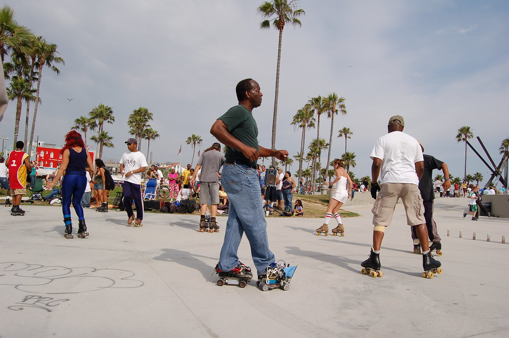 Roller Skating at Venice Beach