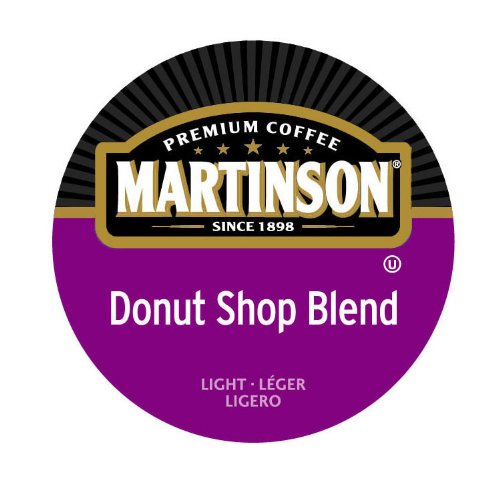Martinson Coffee Capsules, Donut Shop Blend, 48-Count Package for Keurig K-Cup Brewers