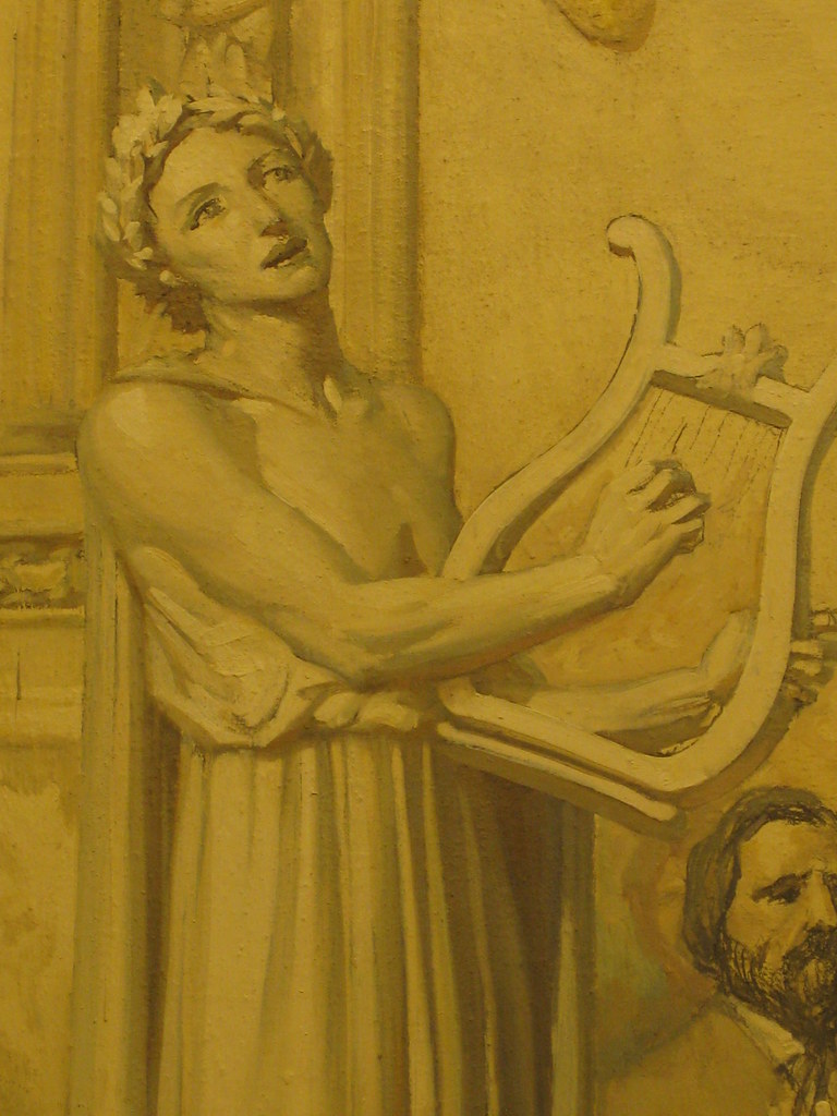 Detail of Napier Waller's Mural "Personalities of Opera" - Myer Emporium Mural Hall, Bourke Street, Melbourne