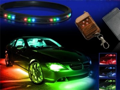 7-Colors LED Undercar Neon Strip Underbody Under Car Body Light Kit For CHEVROLET Cruze