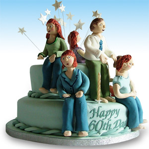 60th Birthday Cake on 60th Birthday Cake Decorating Ideas