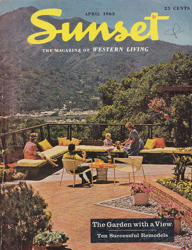 sunset magazine vintage cover covers 1963 april flickr california covering deck tamalpais rafael mount photograph san background