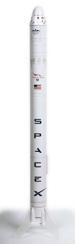 SpaceX Falcon 9 and Dragon Flying Model Rocket Kit