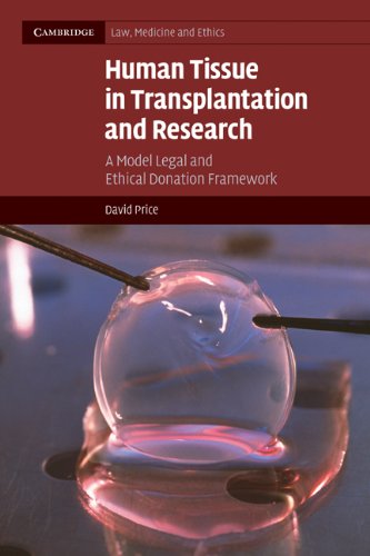 Human Tissue in Transplantation and Research: A Model Legal and Ethical Donation Framework (Cambridge Law, Medicine and Ethics)