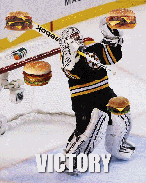 bruins hockey rules bear victory dance. victory. The Bruins head back
