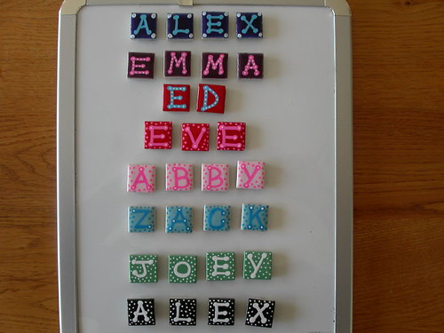 Personalized Tile Magnets
